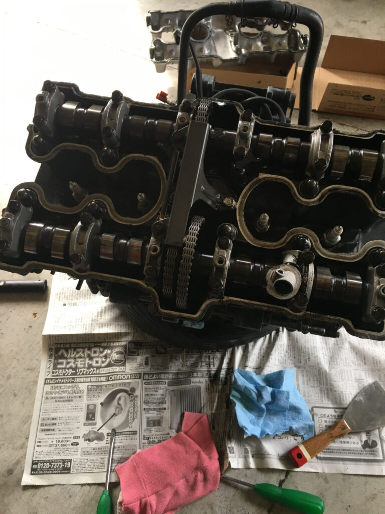 CB750Fを修理致しました。